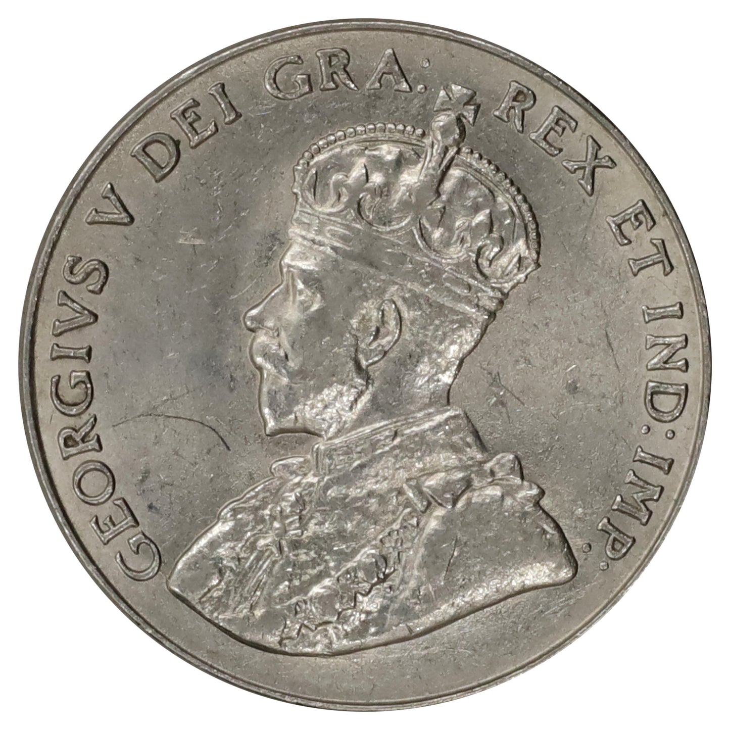1927 Canada 5-cents Brilliant Uncirculated (MS63) Scratched