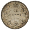 1872H Canada 25-cents Extra Fine (EF40) Scratched