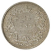 1872H Canada 25-cents VF-EF (VF30) Scratched, marks, or impaired