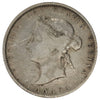 1872H Canada 25-cents VG-F (VG10) Scratched