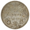1881H Canada 25-cents Extra Fine (EF40) Impaired