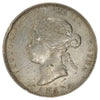 1881H Canada 25-cents Extra Fine (EF40) Impaired
