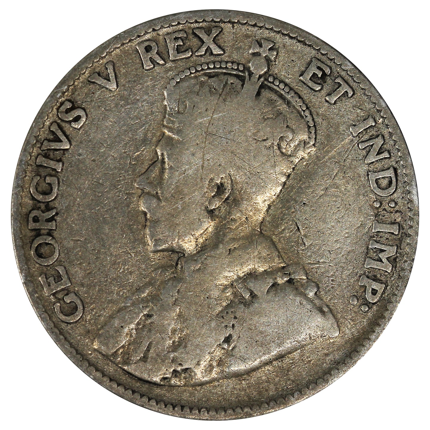 1911 Canada 25-cents G-VG (G6) Impaired