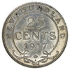 1917C Newfoundland 25-cents Uncirculated (MS60) Cleaned