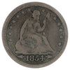 1854 Liberty Seated USA Quarter