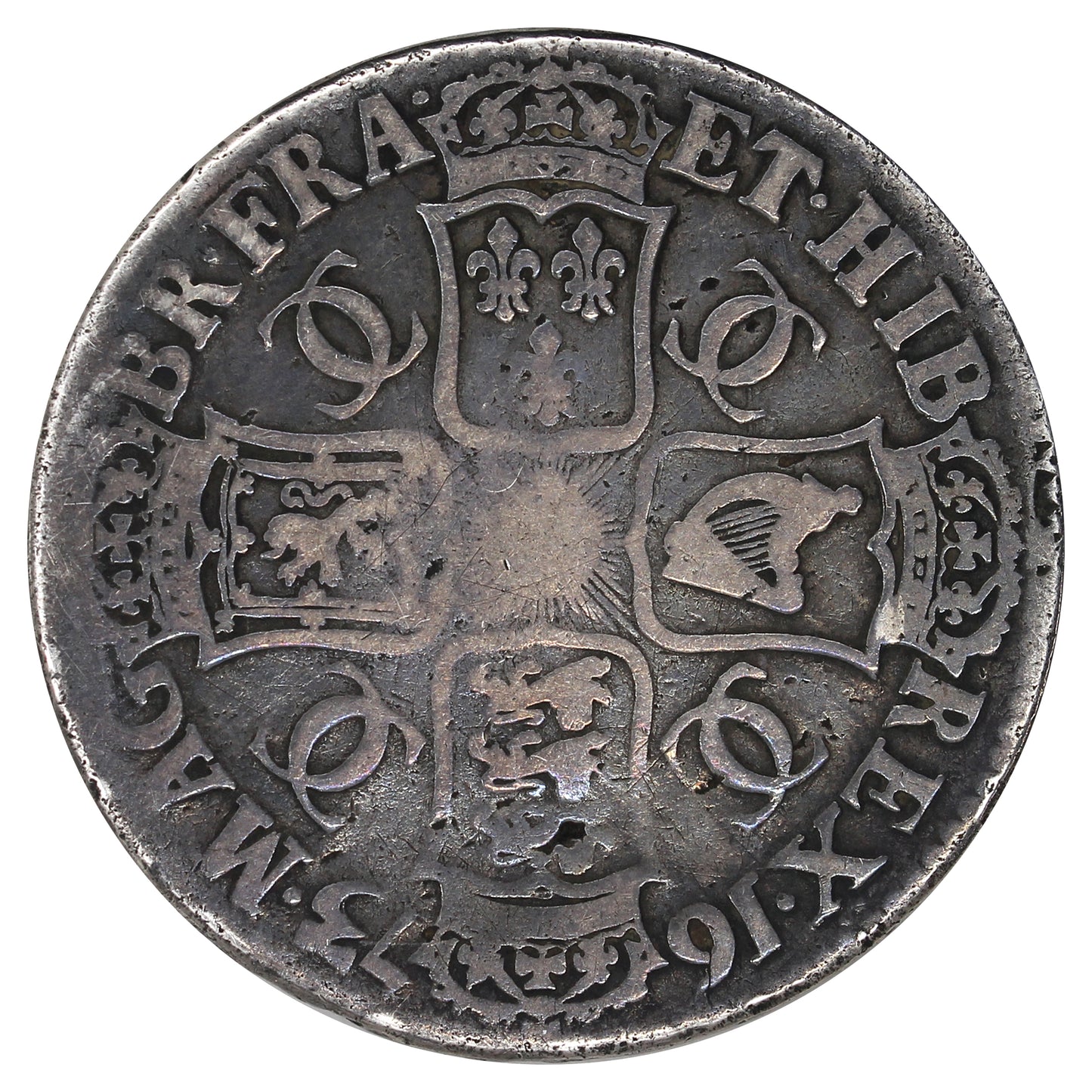 Great Britain 1673 Charles II Crown
