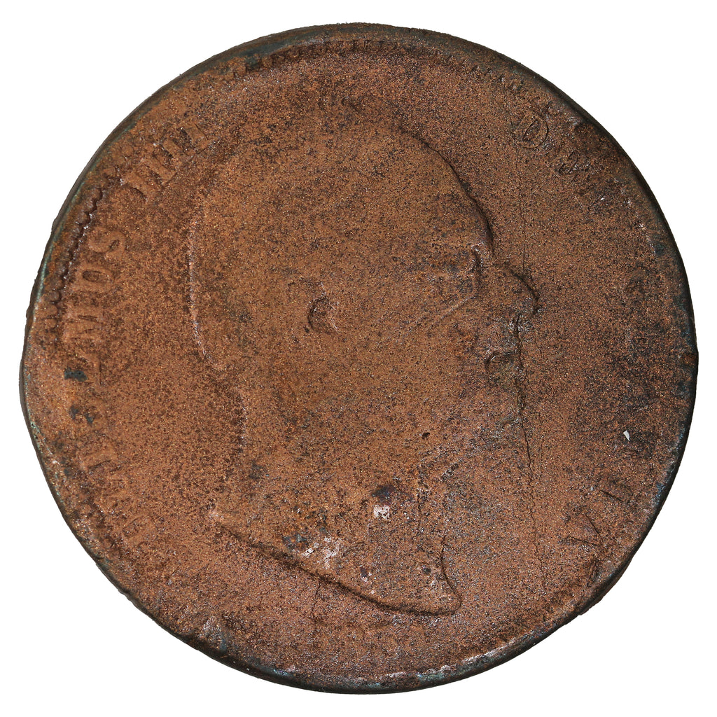 Great Britain 1834 Halfpenny Good (G4) Impaired