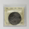 1957 1 WL Canada Dollar ICCS Certified MS64 (Toned)