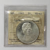 1965 Lge. Beads Ptd. 5 (Type 4) Canada Dollar ICCS Certified MS62 Cameo (Lightly Toned)