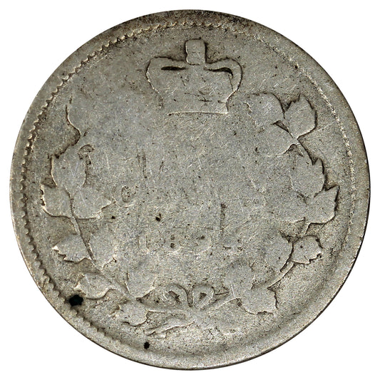 1894 Canada 5-cents G-VG (G6) Impaired