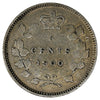 1900 Round 0s Canada 5-cents Very Fine (VF20) Scratched