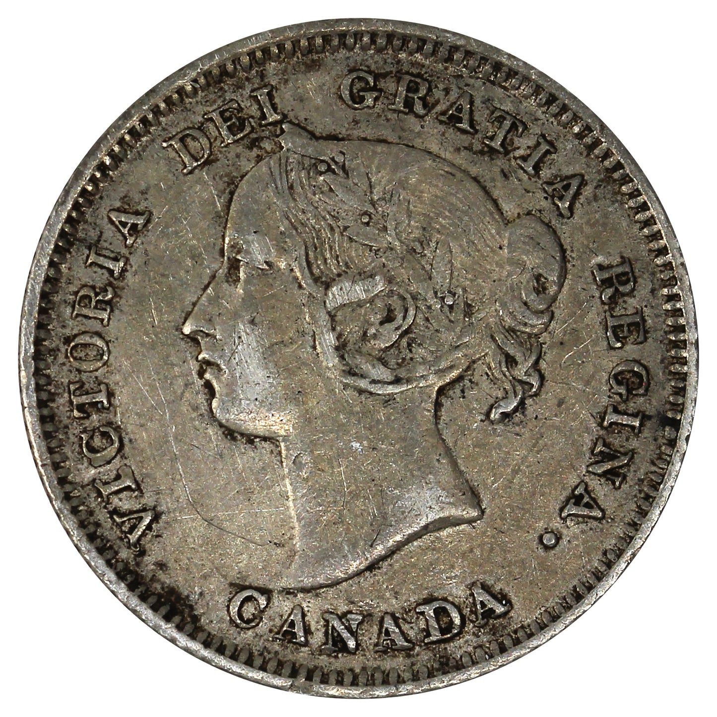 1901 Canada 5-cents VF-EF (VF30) Impaired