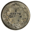 1902H Large H Canada 5-cents AU-UNC (AU55) Impaired