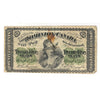 DC-1c 1870 Dominion 25-cent Shinplaster, Dickinson-Harington, Plain Series, VF (damaged)