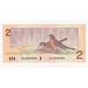 BC-55a 1986 Canada $2 Crow-Bouey, AUJ, Circulated
