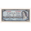 BC-39cA 1954 Canada $5 Bouey-Rasminsky, *R/X Above 7.64M, EF (stamp)