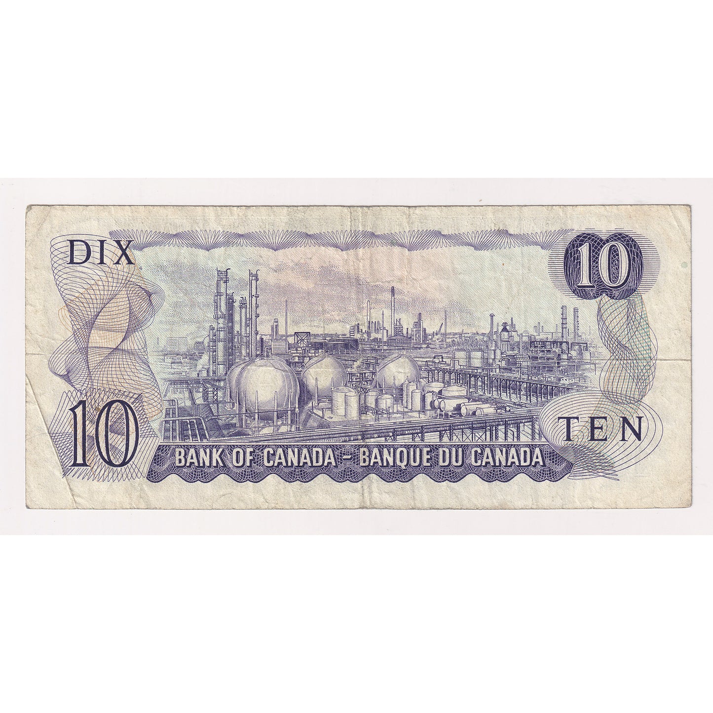 BC-49cA 1971 Canada $10 Lawson-Bouey, *TG, F (writing)