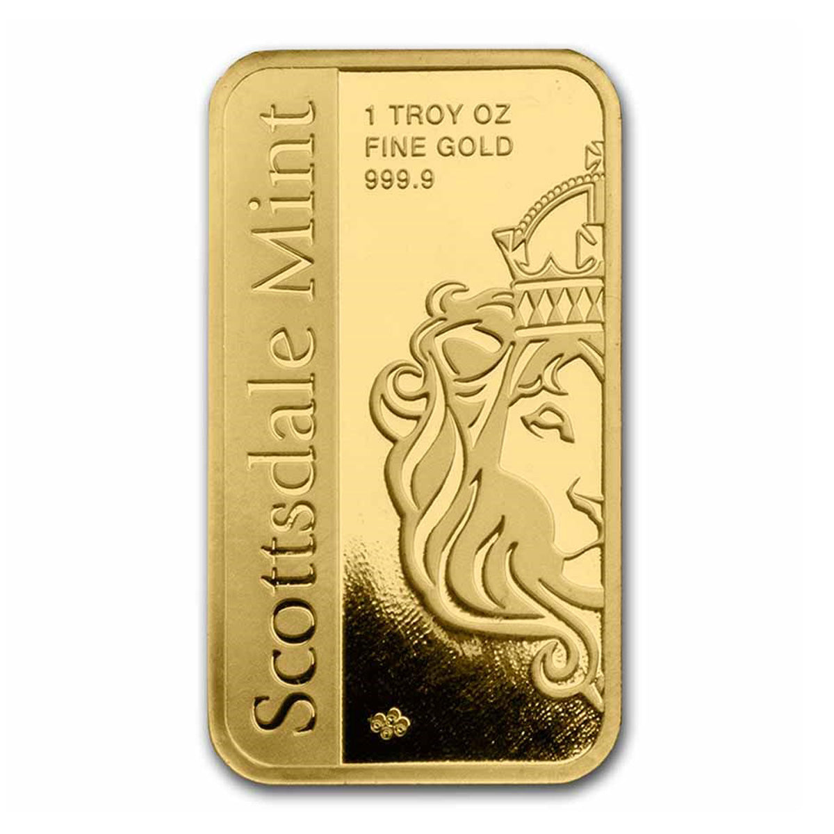 (LPO) Scottsdale Mint Archangel Michael 1oz .9999 Fine Gold Bar (No Tax) NO Credit Card, Paypal