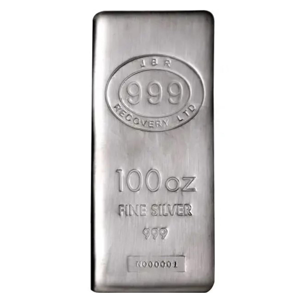 (LPO) JBR 100oz .999 Silver Bar (TAX Exempt) Scratches/Scuffs - No Credit Cards or Paypal.