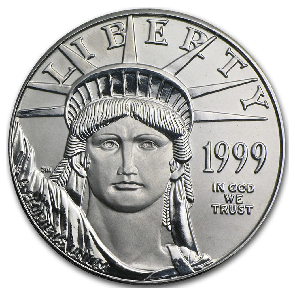 (LPO) 1999 USA $100 Platinum Eagle 1oz .9995 Coin (Tax Exempt) Flaws- NO Credit Card/Paypal