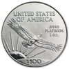 (LPO) 1999 USA $100 Platinum Eagle 1oz .9995 Coin (Tax Exempt) Flaws- NO Credit Card/Paypal