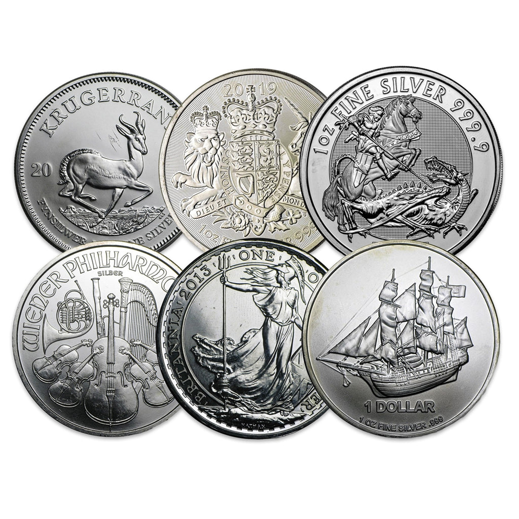 (LPO) MIXED World 1oz .999 Silver. ISSUED by Mints (TAX exempt). Issues - NO Credit Card, Paypal.