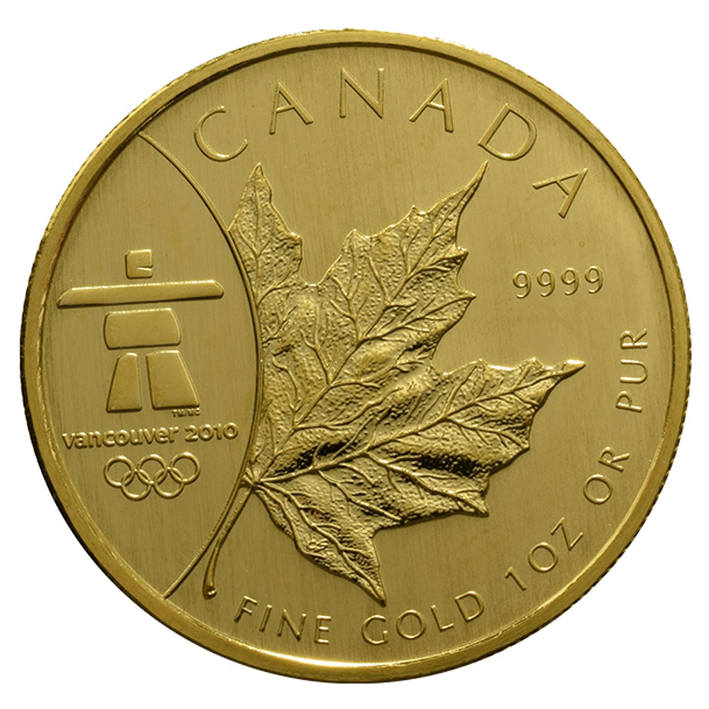 (LPO) 2008 Canada $50 Olympic Gold Maple Leaf 1oz .9999  (TAX exempt). NO Credit Card, Paypal.