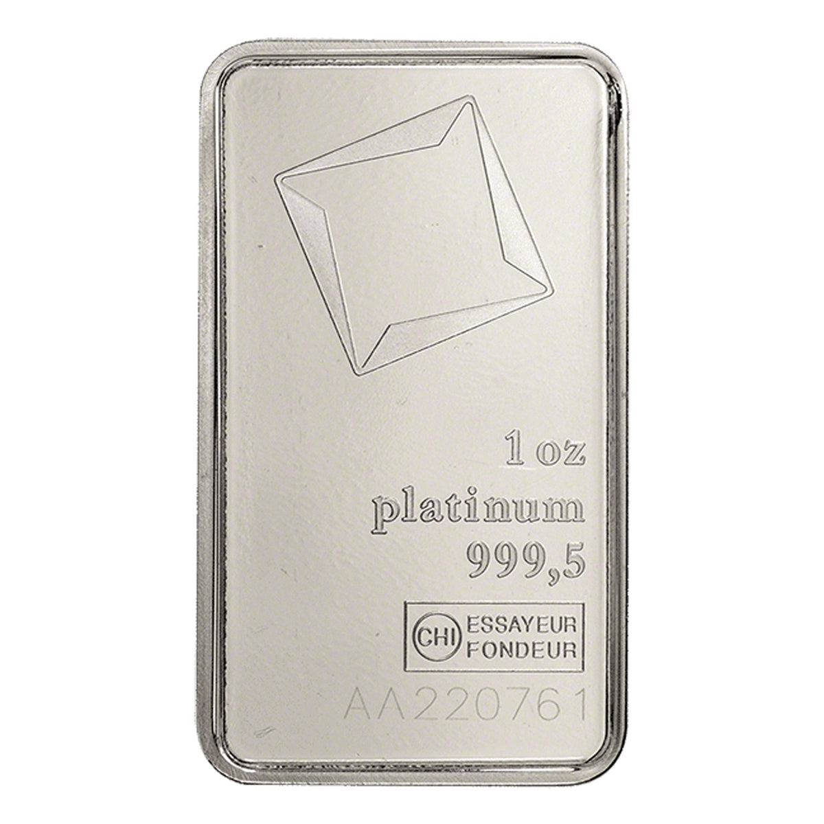 (LPO) Valcambi Suisse 1oz .9995 Pure Platinum Bar (TAX Exempt) Assay Flaws - NO Credit Card, Paypal.