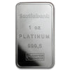 (LPO) Scotiabank 1oz .9995 Fine Platinum Bar (No Tax) Scuffed Packaging - NO Credit Card, Paypal