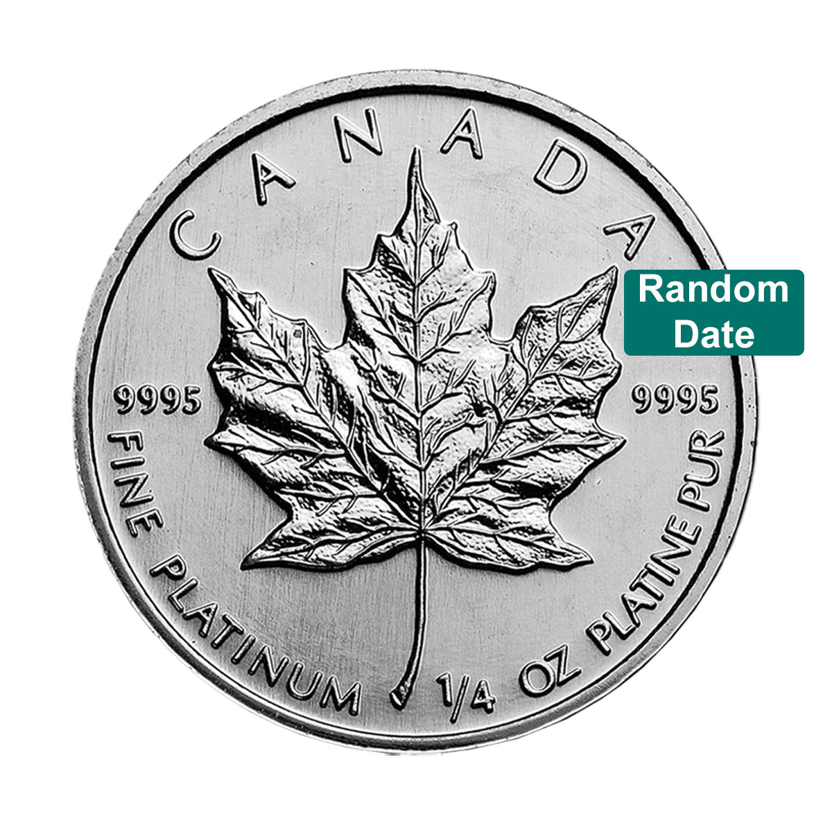 (LPO) Random Year $10 1/4oz Platinum Maple Leaf SEALED (No Tax) NO Credit Card, Paypal
