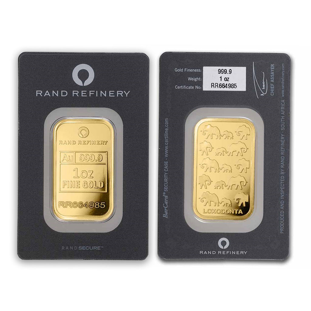 (LPO) Rand Refinery 1oz 999.9 Fine Gold Bar (No Tax) Issues - NO Credit Card/Paypal