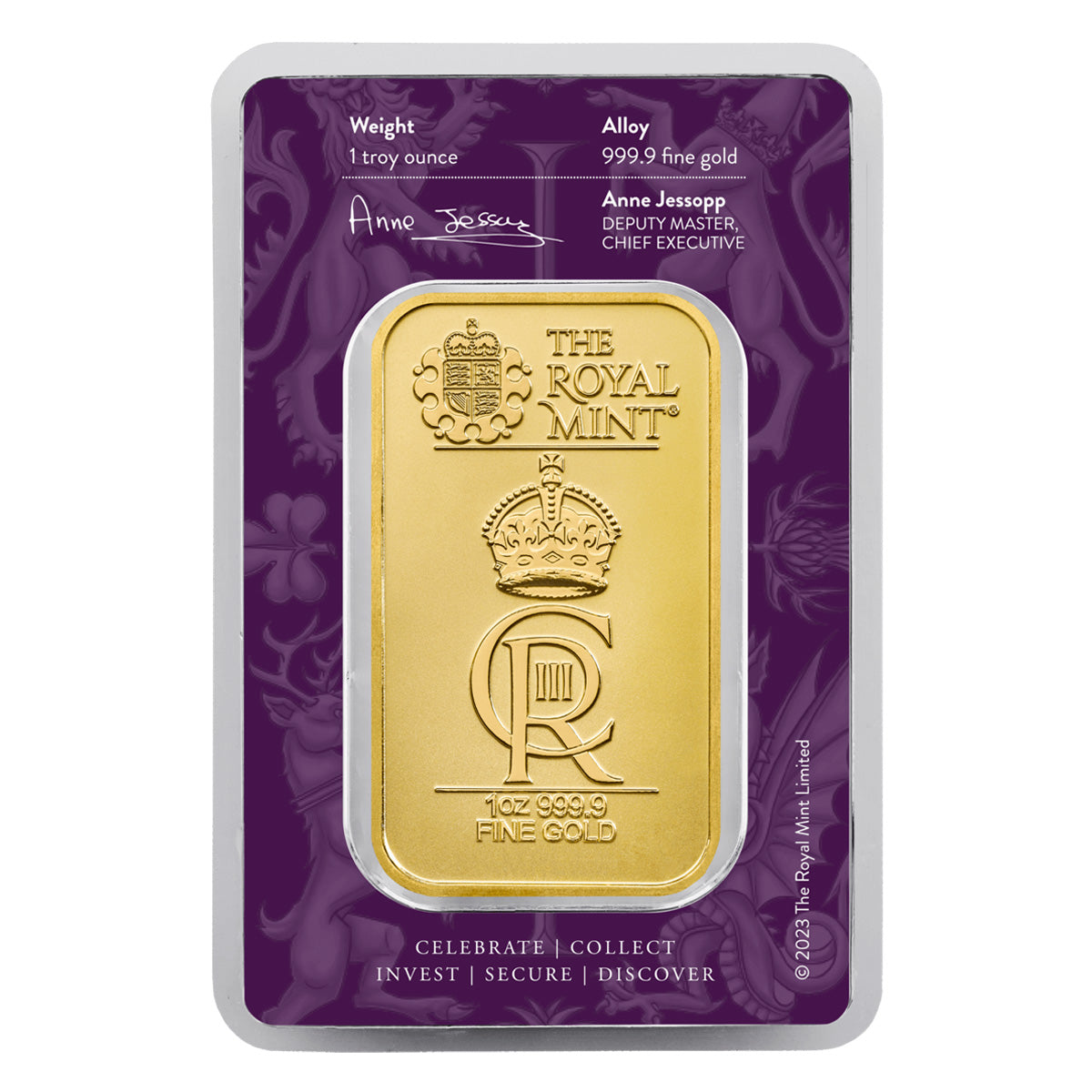 (LPO) Royal Mint Celebration Bar 1oz. Fine Gold (No Tax) Package Scrat. - NO Credit Card/Paypal