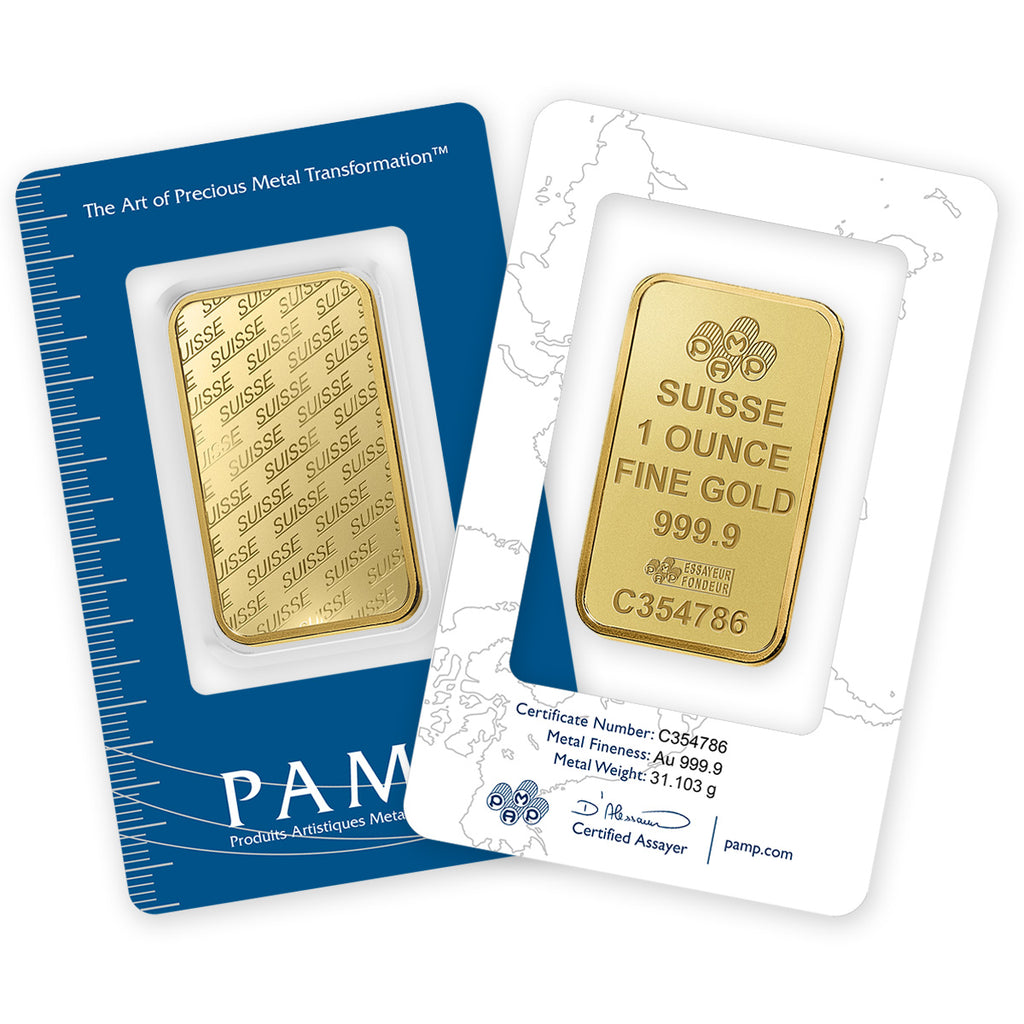 (LPO) PAMP Suisse 1oz. .9999 Gold Bar (No Tax) Scuffed/Scr Package - NO Credit Card, Paypal.