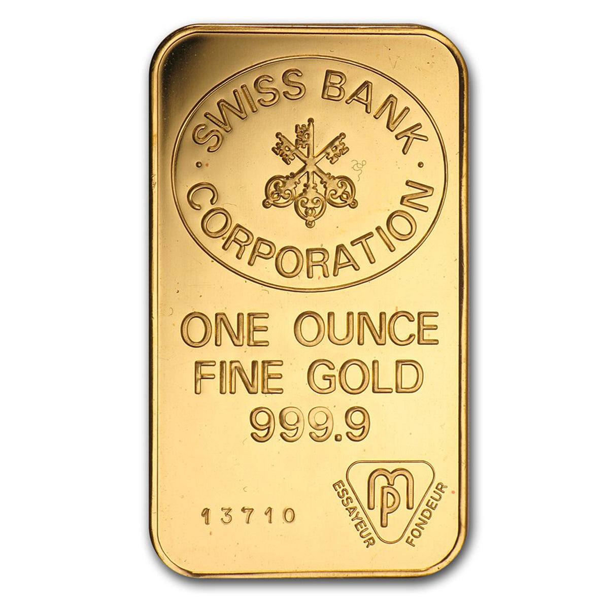 (LPO) Swiss Bank Corporation 1oz .9999 Gold Bar (No Tax) Issues - NO Credit Card, Paypal.