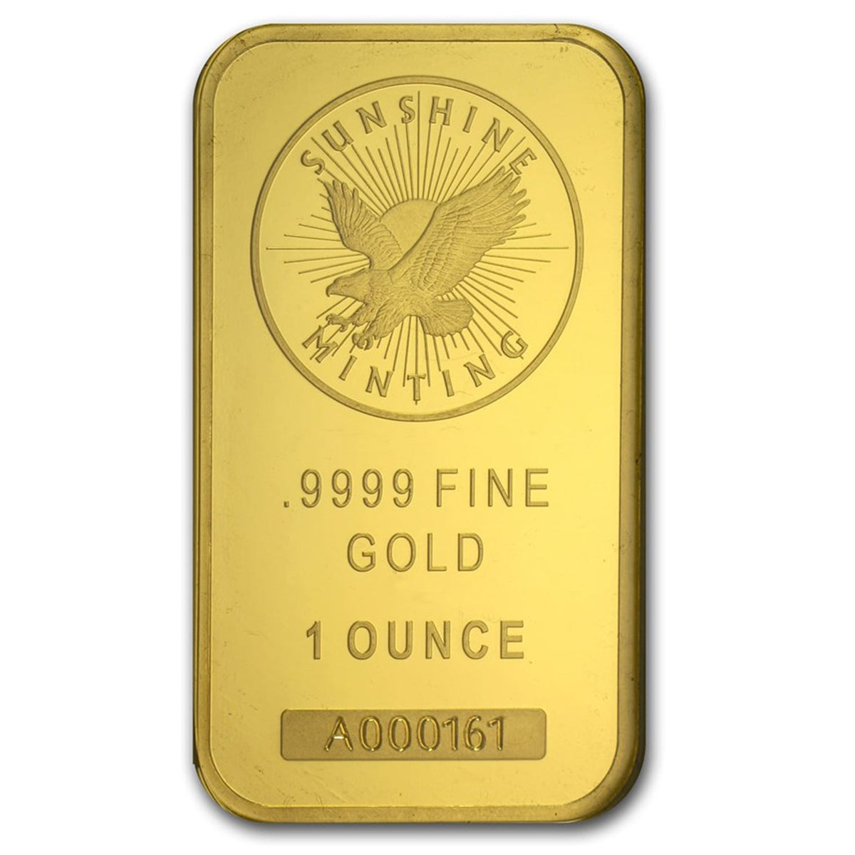 (LPO) Sunshine Mint 1oz. .9999 Gold Bar (TAX exempt) Scr. Packaging - NO Credit Card, Paypal