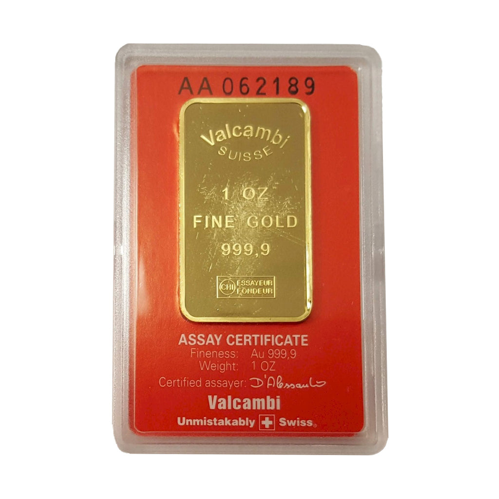 (LPO) Valcambi Suisse/Scotiabank 1oz Gold Bar (TAX Exempt) Scuffed Package - NO Credit Card/Paypal