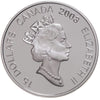 2003 Canada $15 Year of the Sheep Sterling Silver & Gold Plated Cameo (lightly toned)