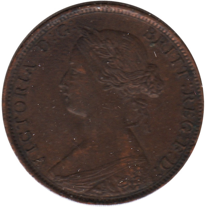 1861 New Brunswick 1-cent Almost Uncirculated (AU50) $
