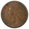 1861 New Brunswick 1-cent AU-UNC (AU55) $