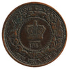 1864 Short 6 New Brunswick 1-cent Fine (F12)