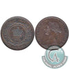 1864 Tall 6 New Brunswick 1-cent EF-AU (EF45) $