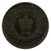 1864 Tall 6 New Brunswick 1-cent Very Fine (VF20)