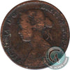 1861 New Brunswick 1-cent Very Good (VG8)
