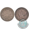 1864 Small 6 New Brunswick 5-cents Very Good (VG8) $
