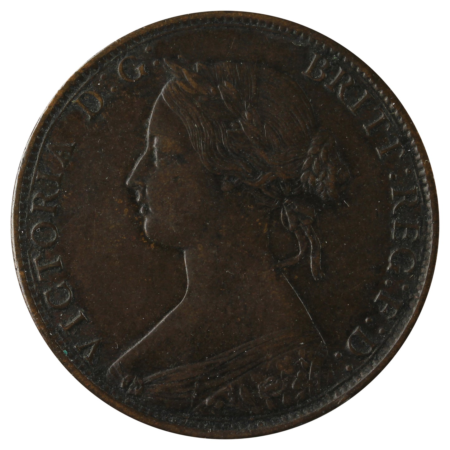 1864 Tall 6 New Brunswick 1-cent Extra Fine (EF40) $