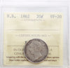 1862 New Brunswick 20-cents ICCS Certified VF20
