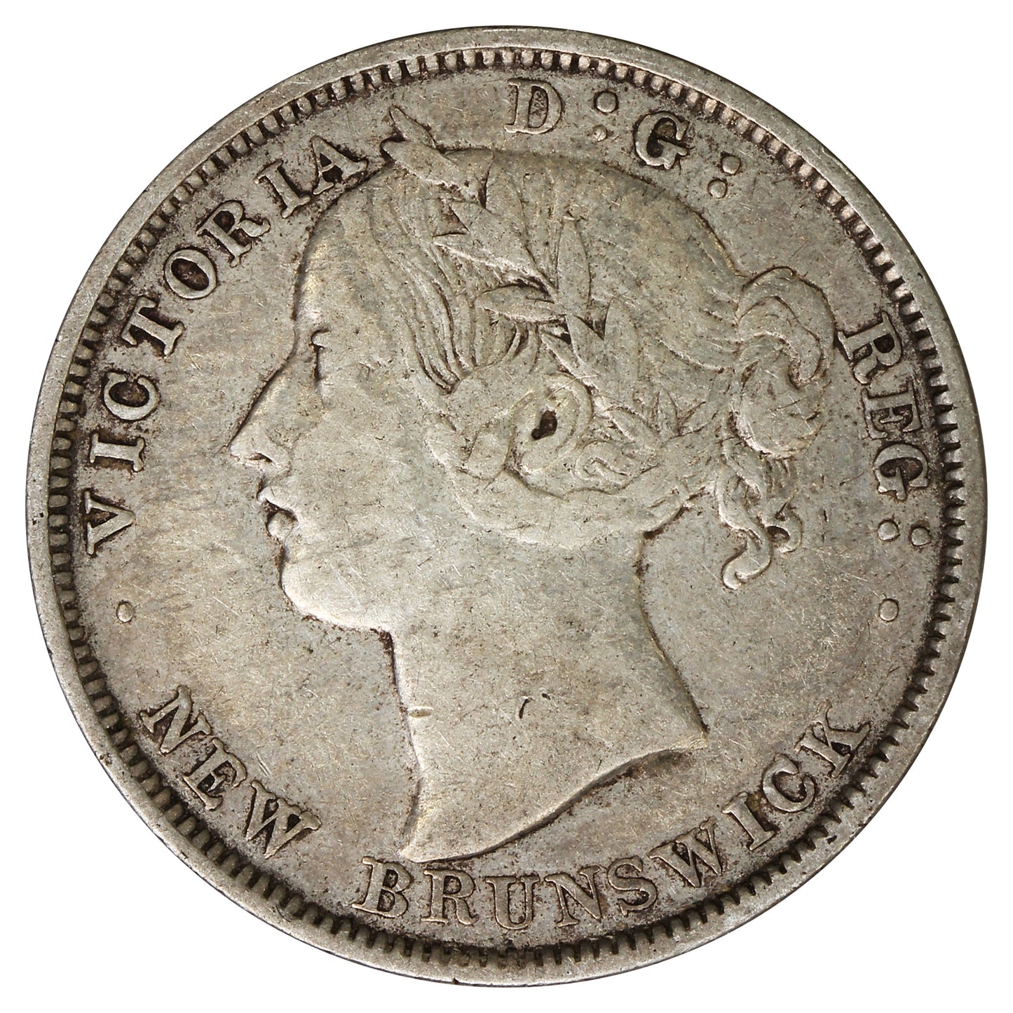 1862 New Brunswick 20-cents Very Fine $