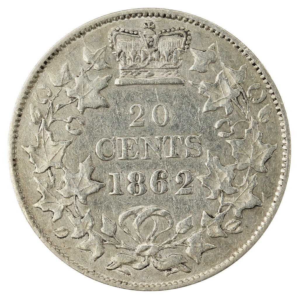 1862 New Brunswick 20-cents VF-EF (VF30) $