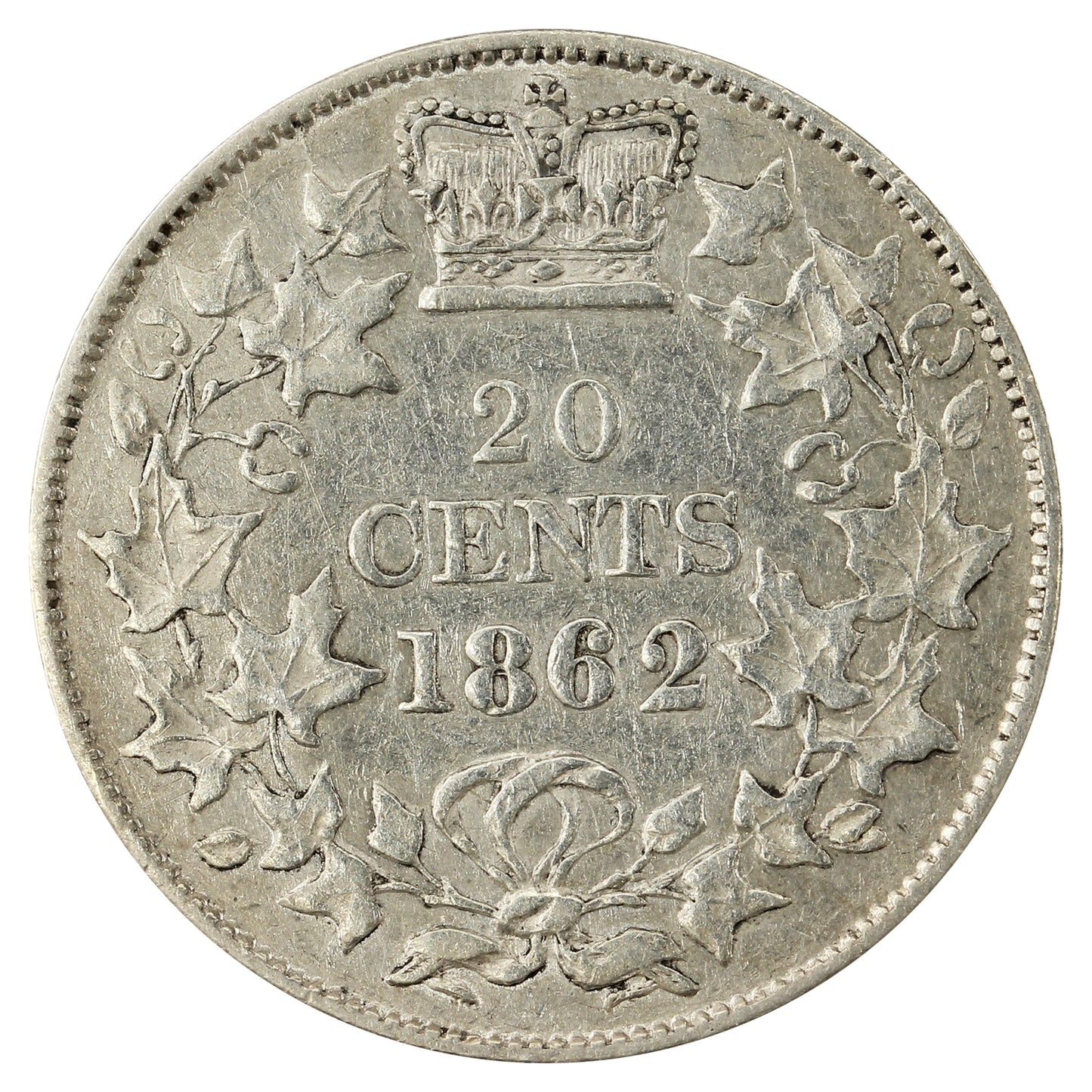 1862 New Brunswick 20-cents VF-EF (VF30) $