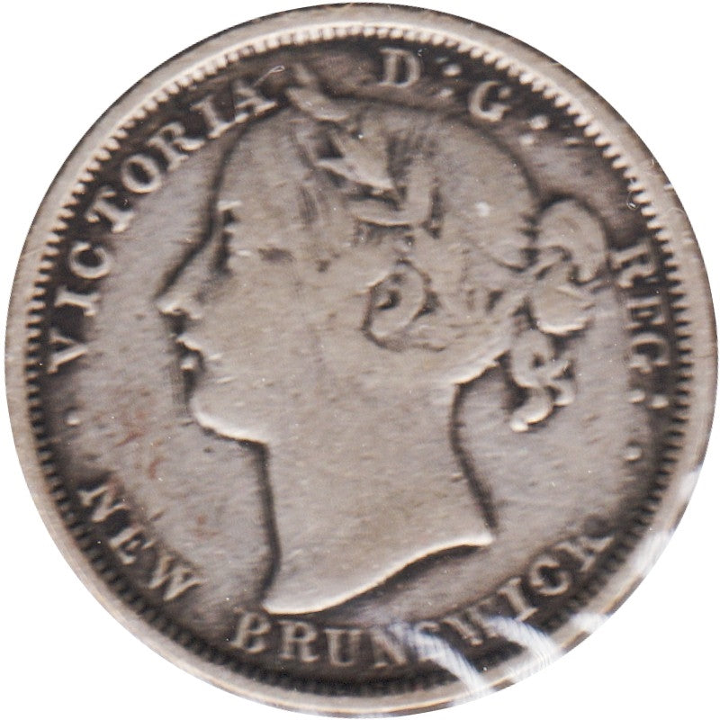 1864 New Brunswick 20-cents VG-F (VG10)